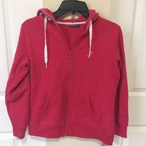 Pink Reebok Women’s Zip up Hoodie Jacket in EUC